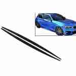 Extensii Praguri Laterale BMW 1 Series Hatchback F20 F21 (2011-2019) M-Performance Design Negru Lucios