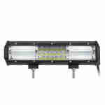 LED Bar Auto 162W, leduri pe 3 randuri, 12V-24V, 11340 Lumeni, 12"/30,5 cm, Combo Beam 12/60 Grade - imagine 2