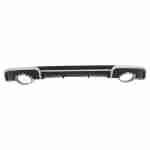 Difuzor Bara Spate cu Ornamente evacuare compatibil cu Audi A3 8V Hatchback Sportback (2012-2015) RS3 Design