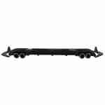 Difuzor Bara Spate cu Ornamente Bara Spate Flapsuri compatibil cu Toyota Corolla XII Sedan (2019-Up) Negru Lucios