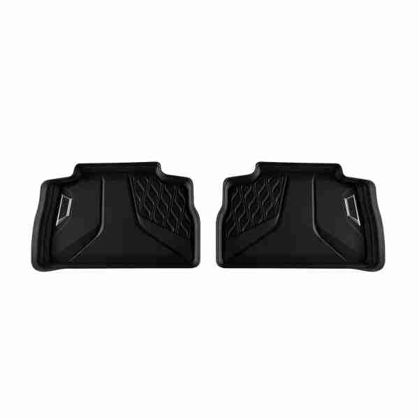 Covorase spate din cauciuc originale pentru BMW X6 G06 2019-UP 2 bucati Negru